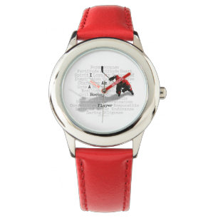 Ik ben een Hockey Player Horloge