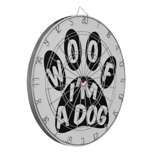 Ik ben een hond dartbord (Voorkant Links)