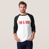 Ik ben een hond t-shirt (Voorkant volledig)