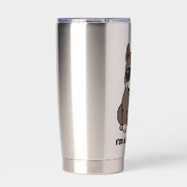 Ik ben een hondenvader - perfect voor Vaderdag Geïsoleerde Drinkbeker