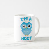 Ik ben een Hoot (Cute Owl Pun) Koffiemok (Voorkant rechts)