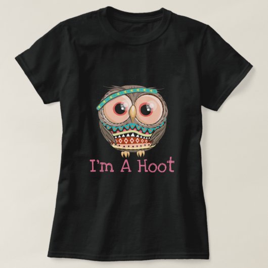 Ik ben een Hoot T-shirt (Design voorkant)