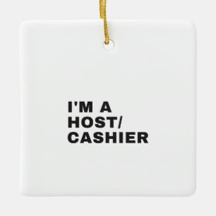 IK BEN EEN HOST/KASHIER KERAMISCH ORNAMENT