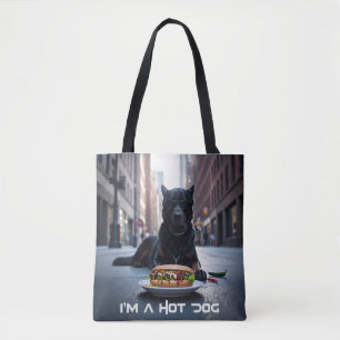 IK BEN EEN HOTDOG - CHILI DOG - DRAAGTAS