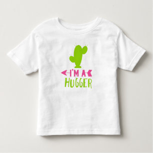 Ik ben een Hugger, Cactus, Cacti, Succulent, Plant Kinder Shirts