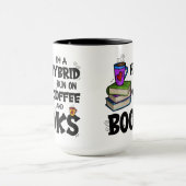Ik ben een hybride die ik op koffie en boeken loop mok (Midden)
