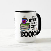 Ik ben een hybride die ik op koffie en boeken loop mok (Voorkant rechts)