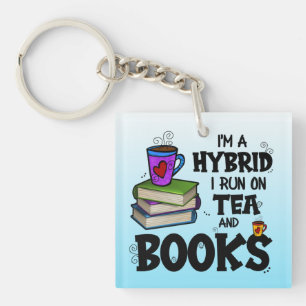 Ik ben een hybride die ik op Tea en Boeken ren. Sleutelhanger