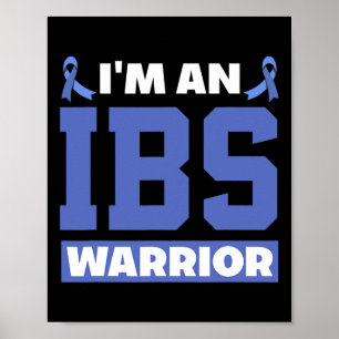 Ik ben een IBS Warrior Irritable Bowel Syndrome Wa Poster