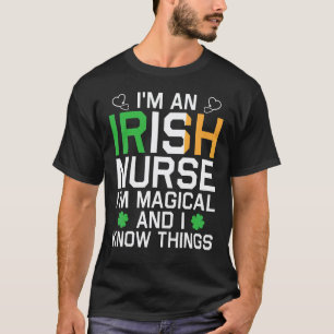 Ik ben een Ierse verpleegster Vrouw St. Patrick's T-shirt