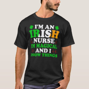 Ik ben een Ierse verpleegster Vrouw St. Patrick's T-shirt