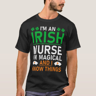Ik ben een Ierse verpleegster Vrouw St. Patrick's T-shirt