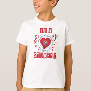 Ik ben een JLMS student Basic Hanes ComfortSoft® T-shirt