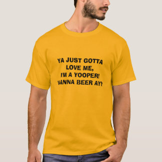 IK BEN EEN JONGEREN. WIL JE BEER BEER? T-SHIRT