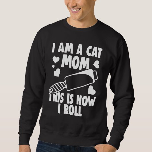 Ik ben een kat eigenaar Dit is hoe ik kat haar gra Trui (Voorkant)