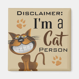 "Ik ben een kat-persoon" Magneet