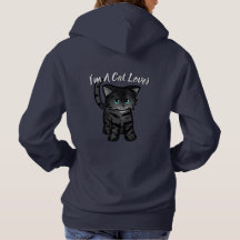 "Ik ben een kattenliefhebber" Hoodie