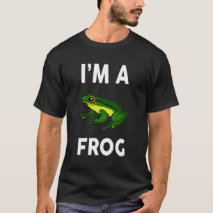 Ik ben een kikker hoodie grappige kikker t-shirt