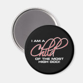 Ik ben een kind van de hoogste God - Osteen Magneet (Voorkant / Achterkant)