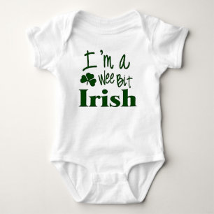Ik ben een klein beetje Iers, St Patricks Day Romper