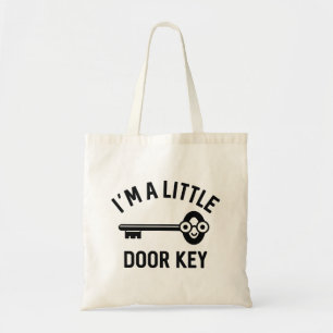 Ik ben een kleine deursleutel tote bag