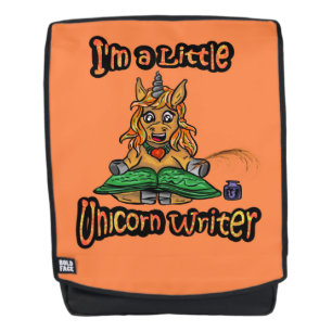 Ik ben een kleine eenhoorn schrijver back pack rugtassen