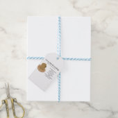 Ik ben een kleine Groundhog Cadeaulabel (Met Touw)