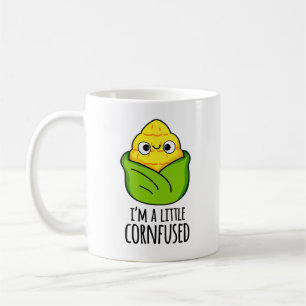 Ik ben een kleine kornfused Funny Corn Pun Koffiemok