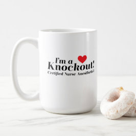 Ik ben een knockout. CRNA Koffiemok