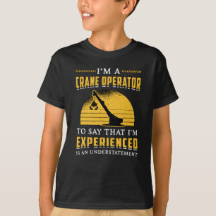 Ik ben een kraanwerkerbouwplaats t-shirt