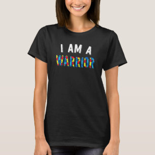 Ik Ben Een Krijger Autisme Familie Puzzel Autisme  T-shirt