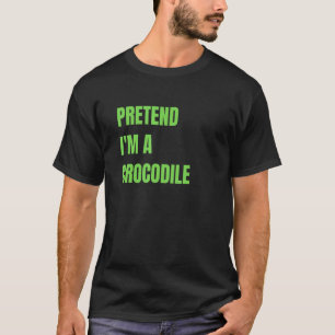 Ik ben een Krokodille Halloween Costume. T-shirt