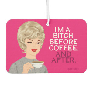 Ik ben een kruidenier zonder koffie! luchtverfrisser