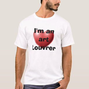 Ik ben een kunst Louvrer T-shirt