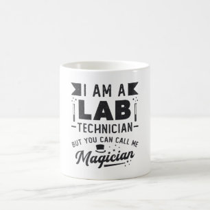 Ik ben een laboratorium voor wetenschappen in het  koffiemok