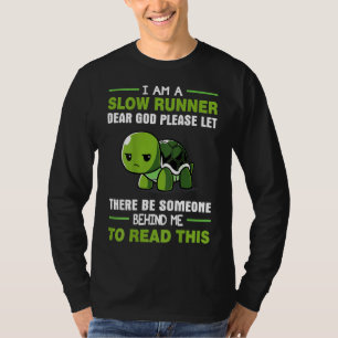 Ik ben een langwerpige grappige schildpad met Mara T-shirt