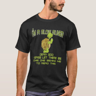 Ik ben een langwerpige sloth die Team Funny Marath T-shirt