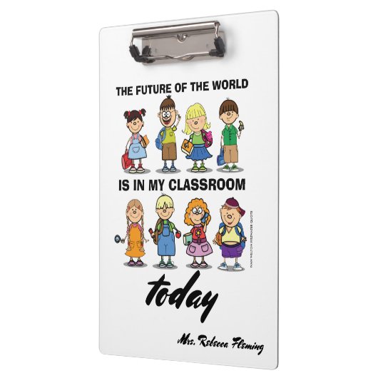 Ik ben een leraar. Aangepast cadeau Klembord (Links)