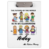 Ik ben een leraar. Aangepast cadeau Klembord (Voorkant)