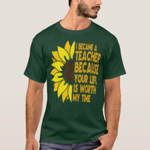 ik ben een leraar die 100 dagen school weer volgt t-shirt