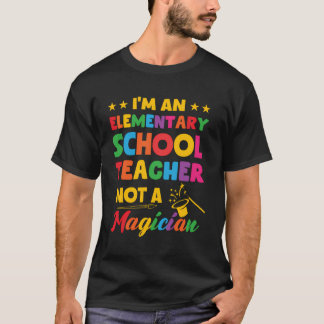 Ik ben een leraar op de basisschool die grappig is t-shirt