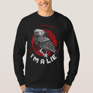 Ik ben een leugen, vogels zijn nep grap vogels spi t-shirt