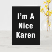 Ik ben een leuke Karen Kaart (Gele Bloem)