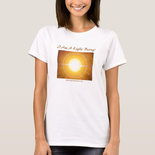 Ik ben een licht aan het worden! t-shirt (Voorkant)