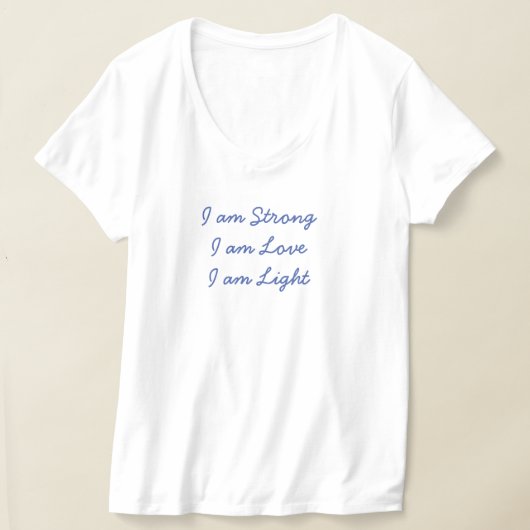 Ik ben een licht T-shirt (Laagn)