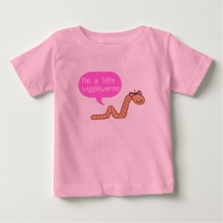 Ik ben een Little Wiggle Worm Baby T-shirt
