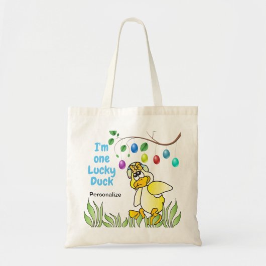 Ik ben een Lucky Duck Tote Bag (Voorkant)