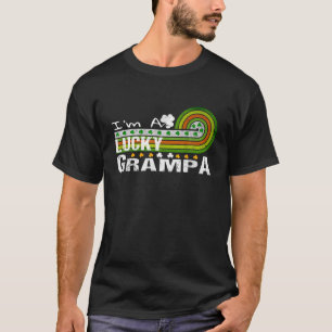 Ik ben een Lucky Grampa Shamrock St Patricks Day P T-shirt