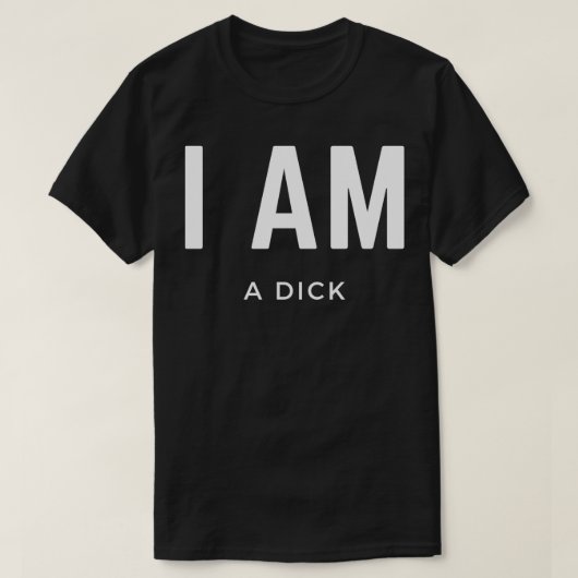 Ik ben een lul t-shirt (Design voorkant)