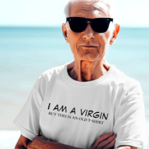 IK BEN EEN MAAGD - GRAPPIGE MANNEN T-SHIRT